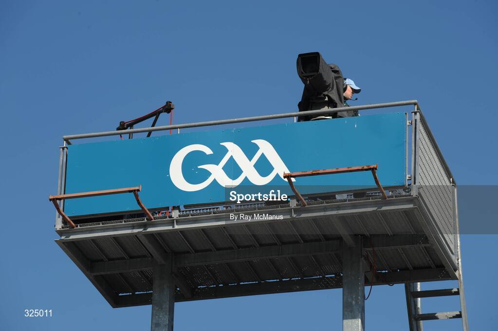 21 September 2008; A general view of a tv camera platform in Croke Park. GAA Football All-Ireland Senior Championship Final, Kerry v Tyrone, Croke Park, Dublin. Picture credit: Ray McManus / SPORTSFILE