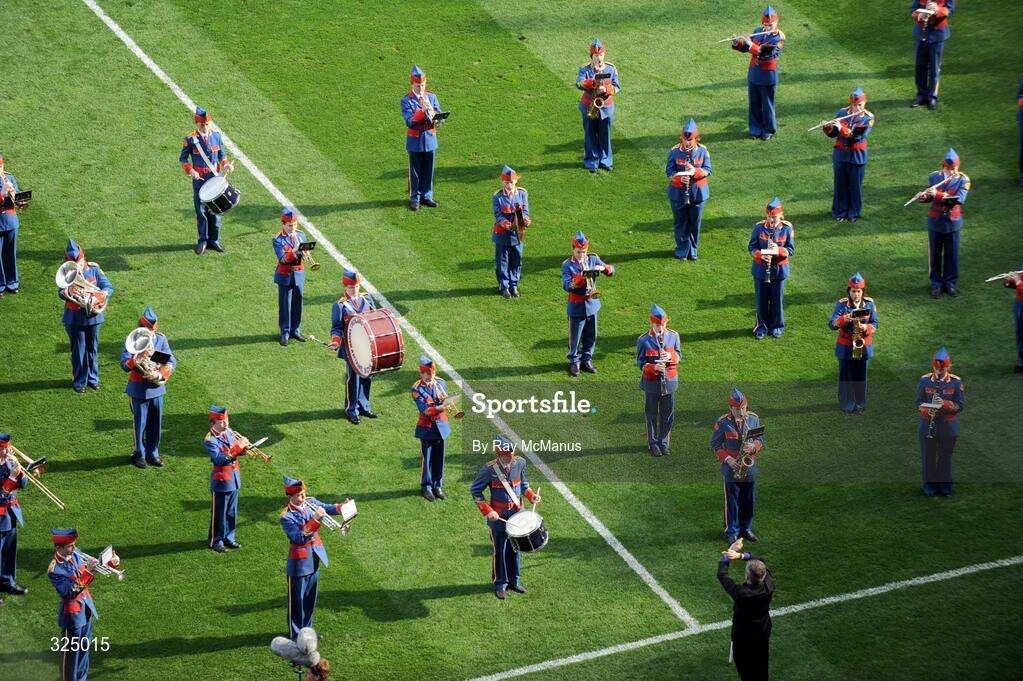21 September 2008; The Artane Band. GAA Football All-Ireland Senior Championship Final, Kerry v Tyrone, Croke Park, Dublin. Picture credit: Ray McManus / SPORTSFILE