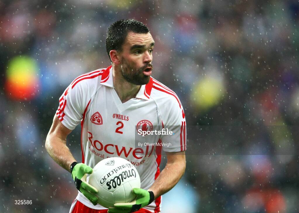 16 August 2008; Ryan McMenamin, Tyrone. GAA Football All-Ireland Senior C'ship Quarter-Final, Dublin v Tyrone, Croke Park, Dublin. Picture credit: Oliver McVeigh / SPORTSFILE