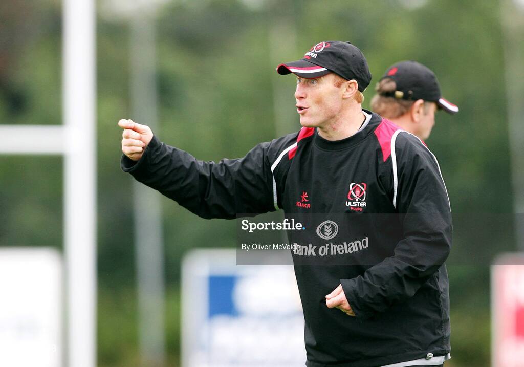 19 August 2008; Ulster's Skills coach, Neil Doak, during a squad training session. Ulster Rugby Squad Training Session, Newforge Country Club, Belfast, Co Antrim. Picture credit; Oliver McVeigh / SPORTSFILE