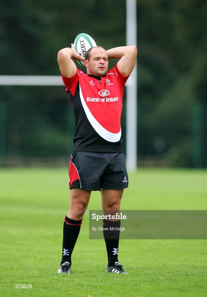 19 August 2008; Ulster's Rory Best during a squad training session. Ulster Rugby Squad Training Session, Newforge Country Club, Belfast, Co Antrim. Picture credit; Oliver McVeigh / SPORTSFILE