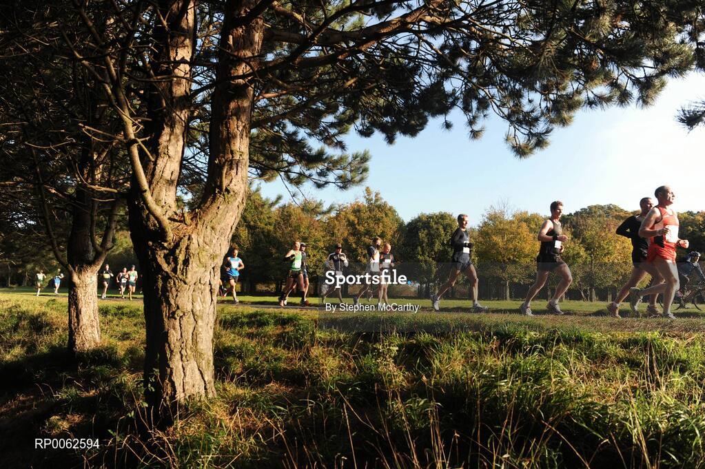 27 October 2008; A general view of the runners passing through the Phoenix Park during the Lifestyle Sports - adidas Dublin Marathon 2008. Phoenix Park, Dublin. Picture credit: Stephen McCarthy / SPORTSFILE