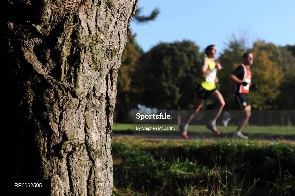 27 October 2008; A general view of the runners passing through the Phoenix Park during the Lifestyle Sports - adidas Dublin Marathon 2008. Phoenix Park, Dublin. Picture credit: Stephen McCarthy / SPORTSFILE
