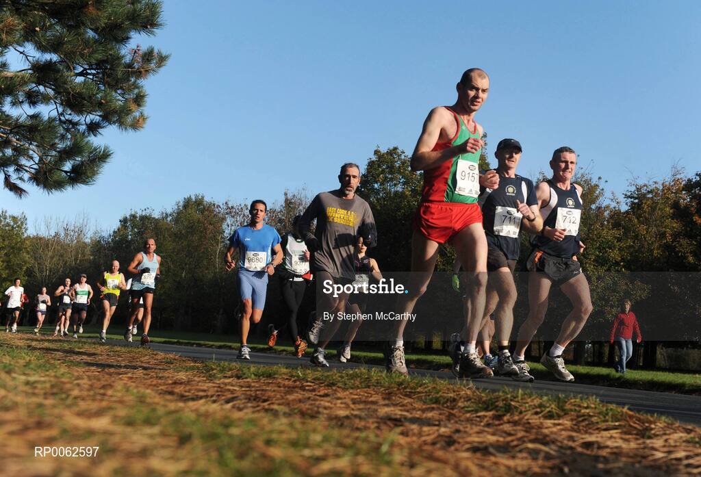 27 October 2008; A general view of the runners passing through the Phoenix Park during the Lifestyle Sports - adidas Dublin Marathon 2008. Phoenix Park, Dublin. Picture credit: Stephen McCarthy / SPORTSFILE