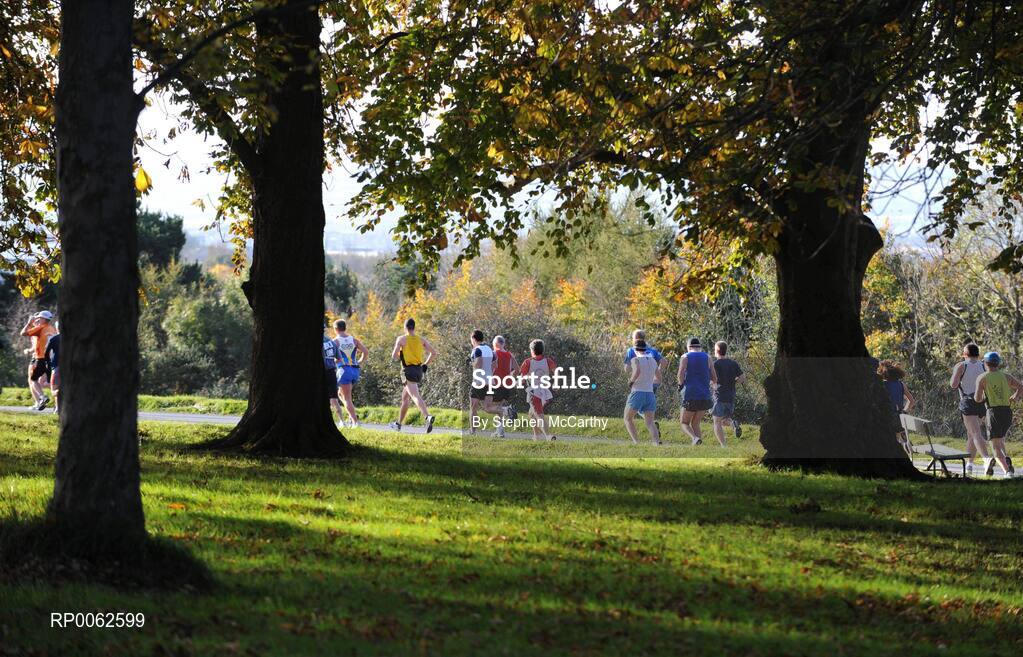 27 October 2008; A general view of the runners passing through the Phoenix Park during the Lifestyle Sports - adidas Dublin Marathon 2008. Phoenix Park, Dublin. Picture credit: Stephen McCarthy / SPORTSFILE