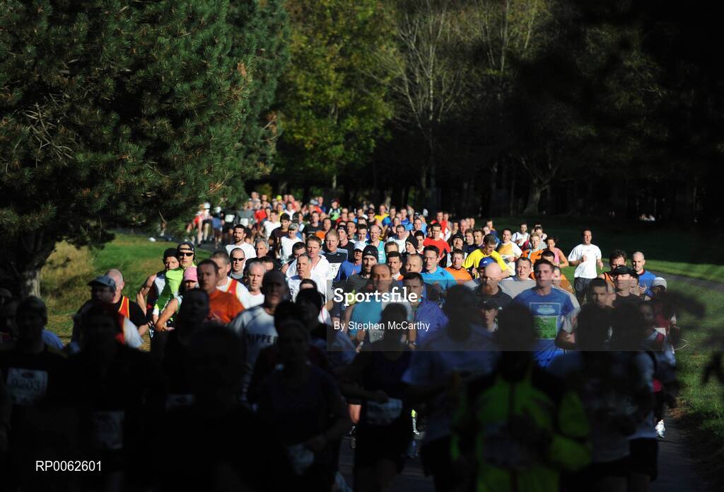 27 October 2008; A general view of the runners passing through the Phoenix Park during the Lifestyle Sports - adidas Dublin Marathon 2008. Phoenix Park, Dublin. Picture credit: Stephen McCarthy / SPORTSFILE