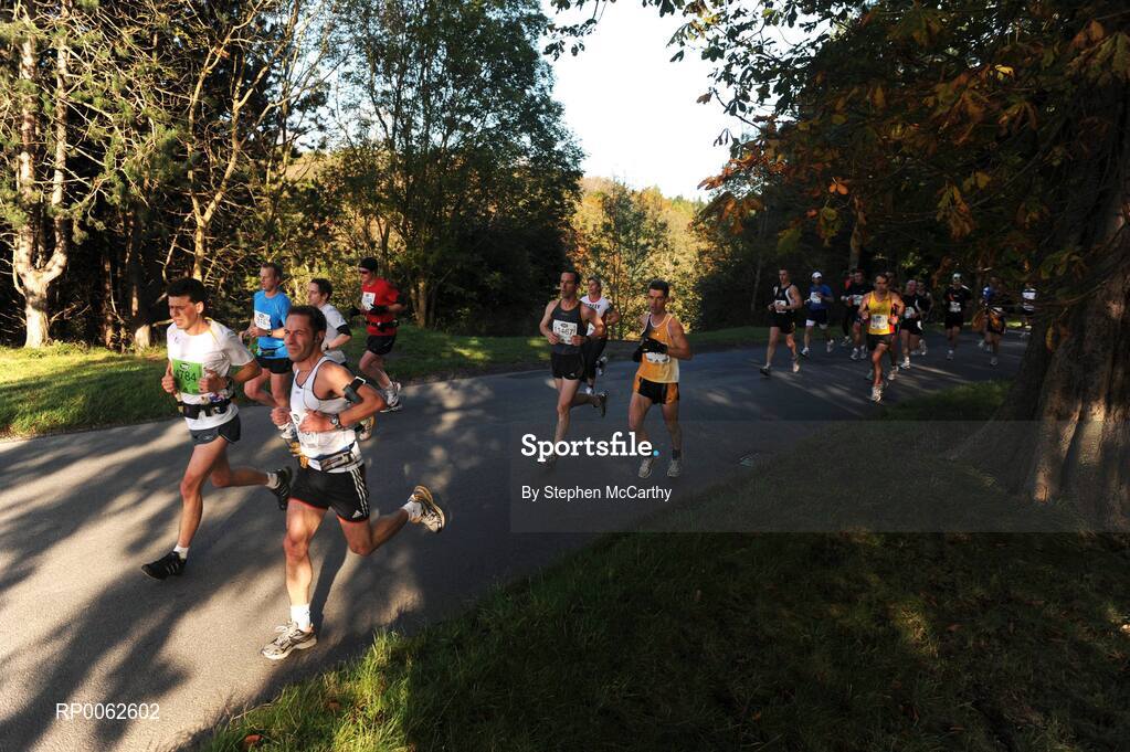 27 October 2008; A general view of the runners passing through the Phoenix Park during the Lifestyle Sports - adidas Dublin Marathon 2008. Phoenix Park, Dublin. Picture credit: Stephen McCarthy / SPORTSFILE