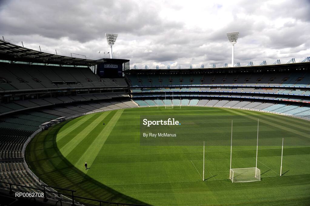 28 October 2008; A general view of the MCG after an Ireland International Rules training session. 2008 International Rules tour, Melbourne Cricket Ground, Melbourne, Auatralia. Picture credit: Ray McManus / SPORTSFILE