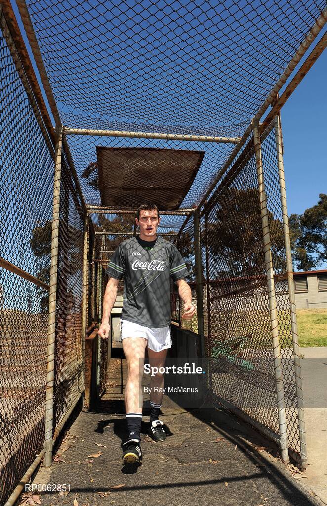 29 October 2008; Cork's Graham Canty arrives for an Ireland International Rules training session. 2008 International Rules tour, Arden Street Oval, Melbourne, Auatralia. Picture credit: Ray McManus / SPORTSFILE
