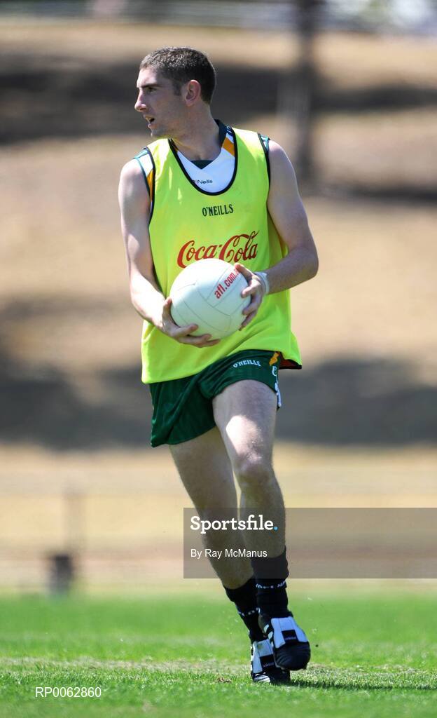29 October 2008; Killian Young, Kerry, during an Ireland International Rules training session. 2008 International Rules tour, Arden Street Oval, Melbourne, Auatralia. Picture credit: Ray McManus / SPORTSFILE