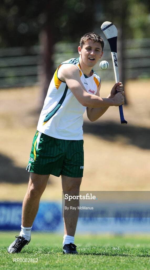 29 October 2008; Ciaran Lyng, Wexford, after an Ireland International Rules training session. 2008 International Rules tour, Arden Street Oval, Melbourne, Auatralia. Picture credit: Ray McManus / SPORTSFILE