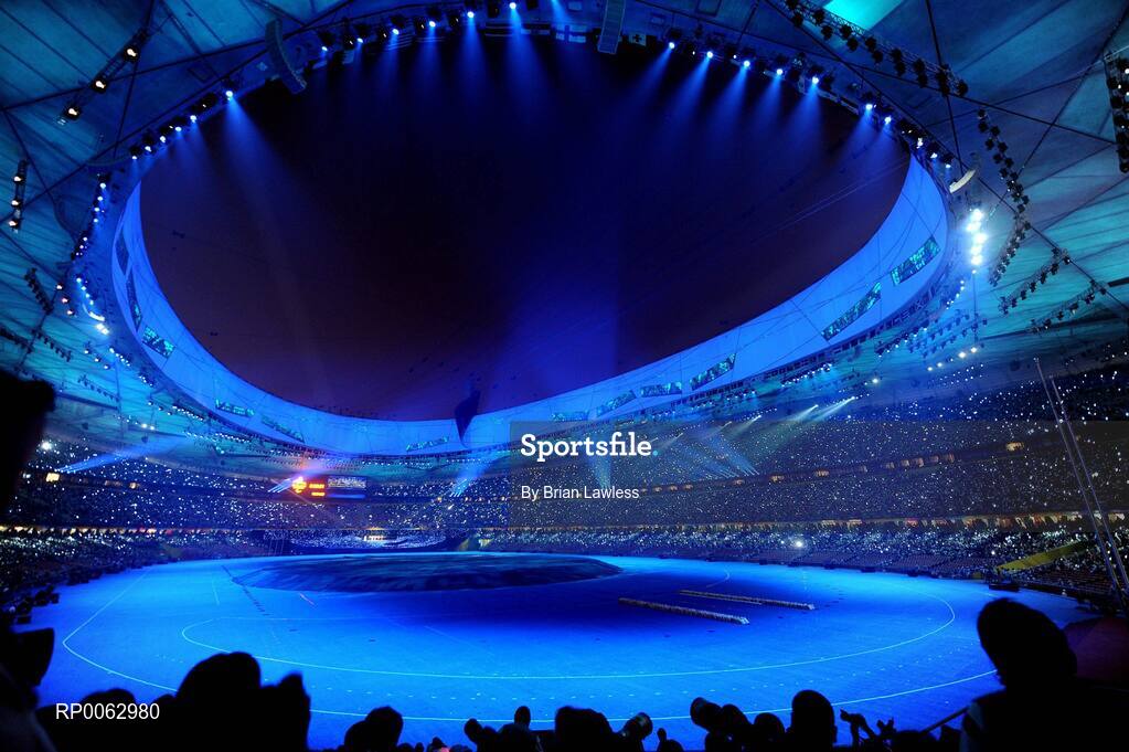 6 September 2008; A general view of the Opening Ceremony of the Beijing Paralympic Games 2008, National Stadium, Olympic Green, Beijing, China. Picture credit: Brian Lawless / SPORTSFILE