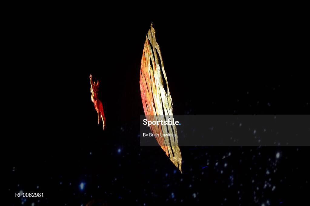 6 September 2008; A general view of the Opening Ceremony of the Beijing Paralympic Games 2008, National Stadium, Olympic Green, Beijing, China. Picture credit: Brian Lawless / SPORTSFILE