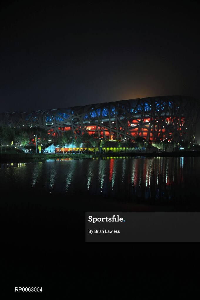 16 September 2008; A general view of the 'Bird's Nest' during the Closing Ceremony. Beijing Paralympic Games 2008, Closing Ceremony, National Stadium, Olympic Green, Beijing, China. Picture credit: Brian Lawless / SPORTSFILE