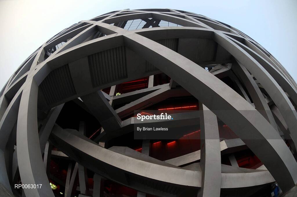 16 September 2008; A general view of the 'Bird's Nest' in the build up to the Closing Ceremony. Beijing Paralympic Games 2008, Closing Ceremony, National Stadium, Olympic Green, Beijing, China. Picture credit: Brian Lawless / SPORTSFILE