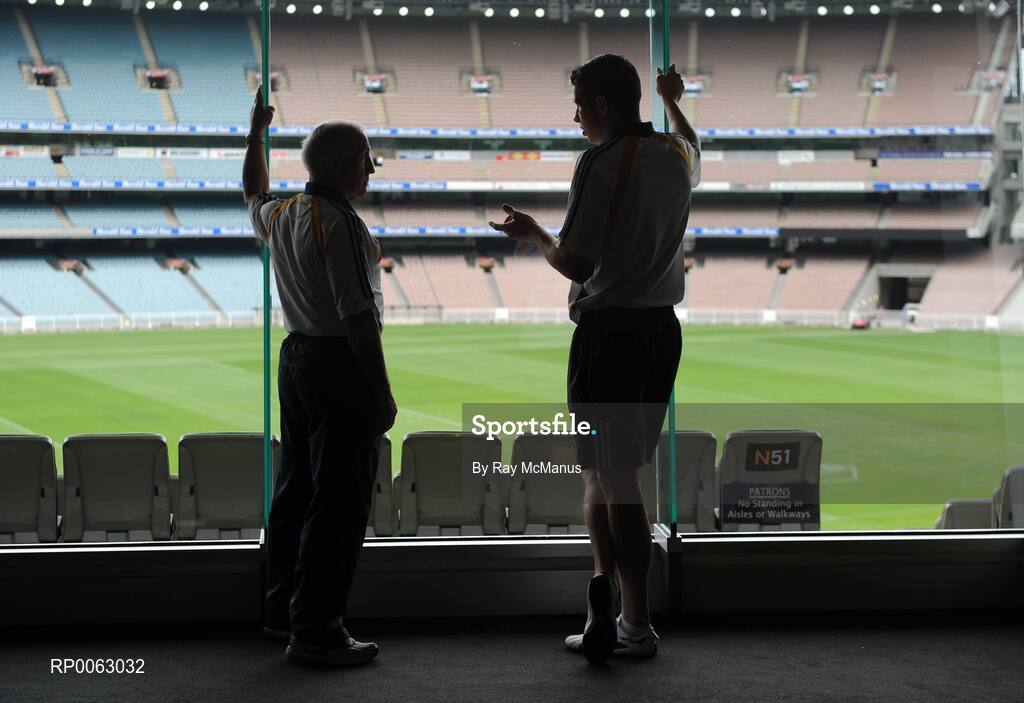 30 October 2008; Irish manager Sean Boylan and Irish captain Sean Cavanagh at the captains and managers press conference in advance of the second test. International Rules Series, Australia v Ireland, Melbourne Cricket Ground, Melbourne, Australia. Picture credit: Ray McManus / SPORTSFILE