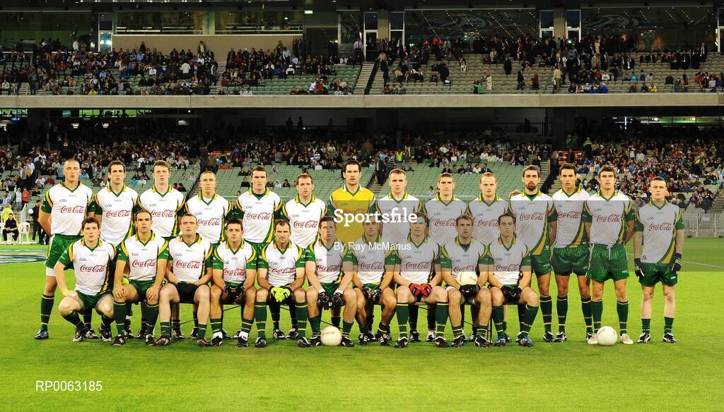 31 October 2008; The Ireland team. Toyota International Rules Series, Australia v Ireland, Melbourne Cricket Ground, Melbourne, Australia. Picture credit: Ray McManus / SPORTSFILE