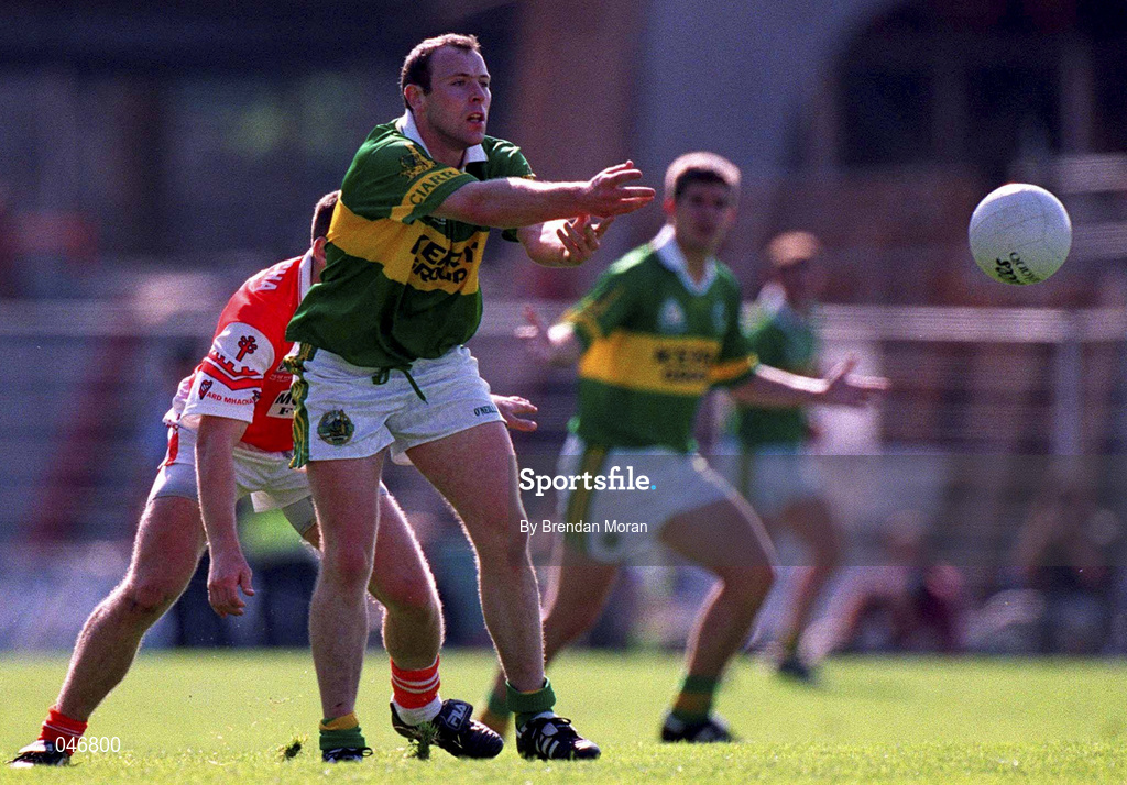 2 September 2000; Seamus Moynihan of Kerry during the Bank of Ireland All-Ireland Senior Football Championship Semi-Final Replay match between Kerry and Armagh at Croke Park in Dublin. Photo by Brendan Moran/Sportsfile