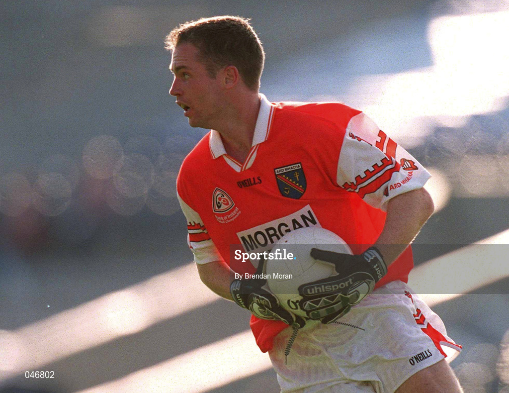 2 September 2000; Andrew McCann of Armagh during the Bank of Ireland All-Ireland Senior Football Championship Semi-Final Replay match between Kerry and Armagh at Croke Park in Dublin. Photo by Brendan Moran/Sportsfile