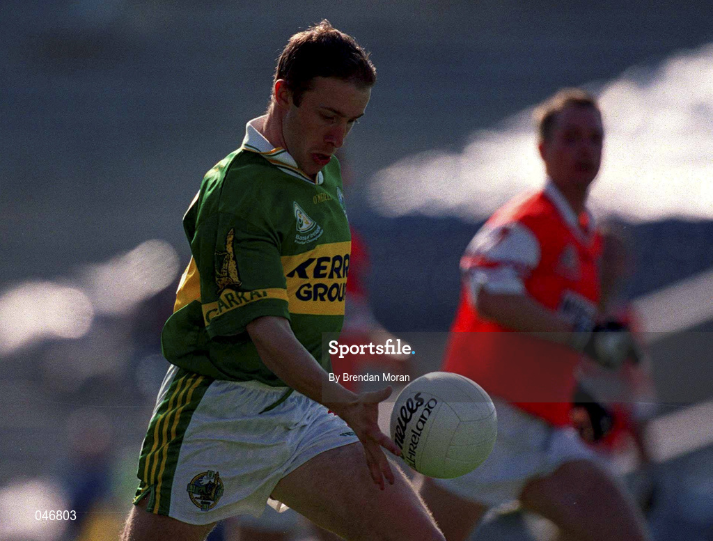 2 September 2000; Tommy Griffin of Kerry during the Bank of Ireland All-Ireland Senior Football Championship Semi-Final Replay match between Kerry and Armagh at Croke Park in Dublin. Photo by Brendan Moran/Sportsfile