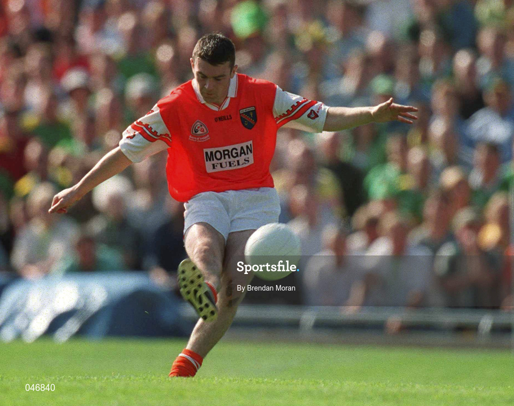 2 September 2000; Oisin McConville of Armagh during the Bank of Ireland All-Ireland Senior Football Championship Semi-Final Replay match between Kerry and Armagh at Croke Park in Dublin. Photo by Brendan Moran/Sportsfile