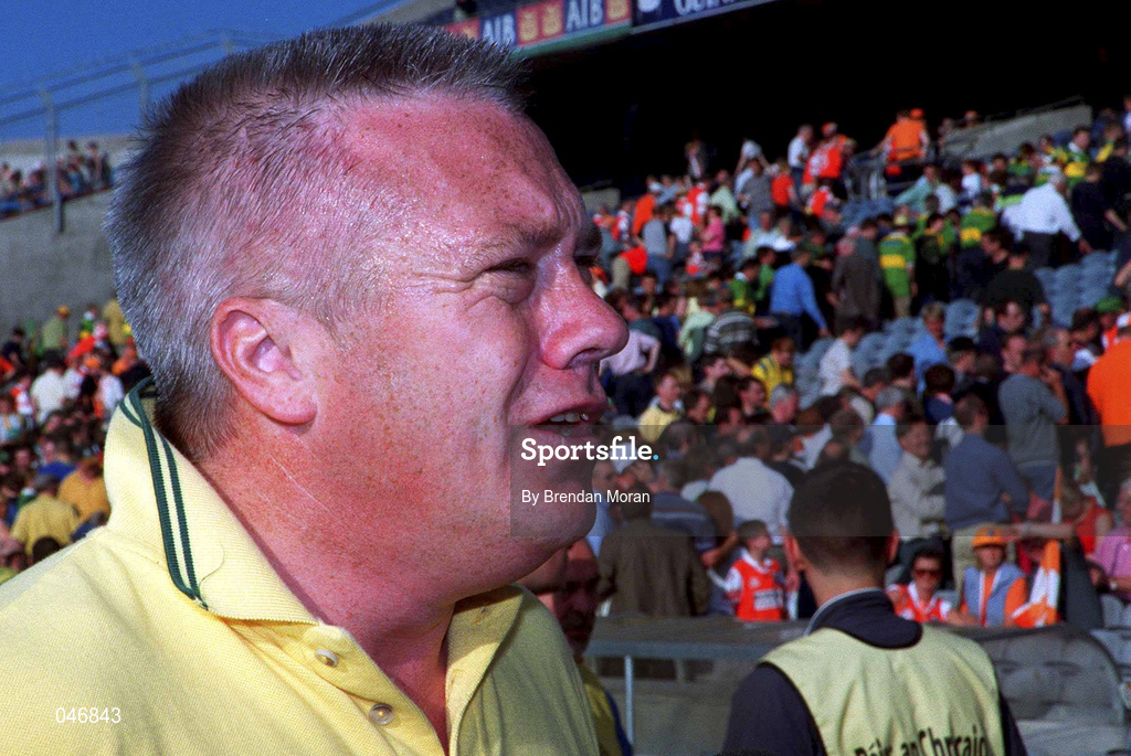 2 September 2000; Kerry manager Paidi O'Se during the Bank of Ireland All-Ireland Senior Football Championship Semi-Final Replay match between Kerry and Armagh at Croke Park in Dublin. Photo by Brendan Moran/Sportsfile