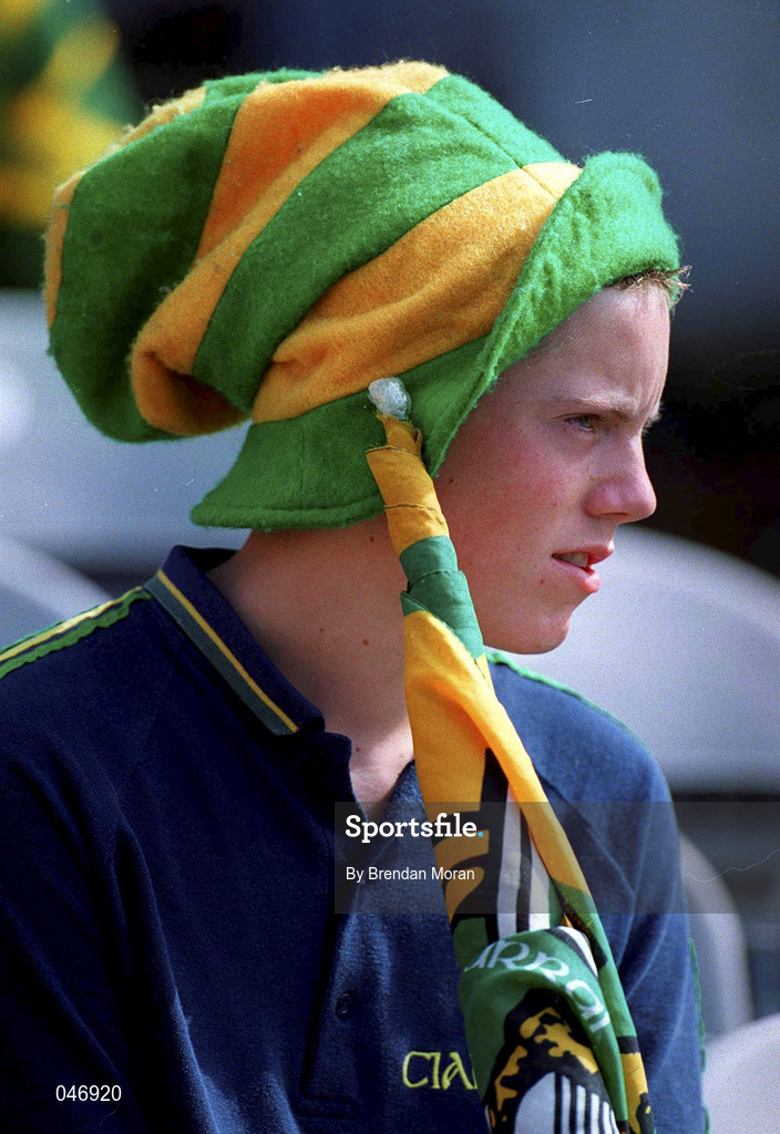 2 September 2000; Kerry supporter during the Bank of Ireland All-Ireland Senior Football Championship Semi-Final Replay match between Kerry and Armagh at Croke Park in Dublin. Photo by Brendan Moran/Sportsfile