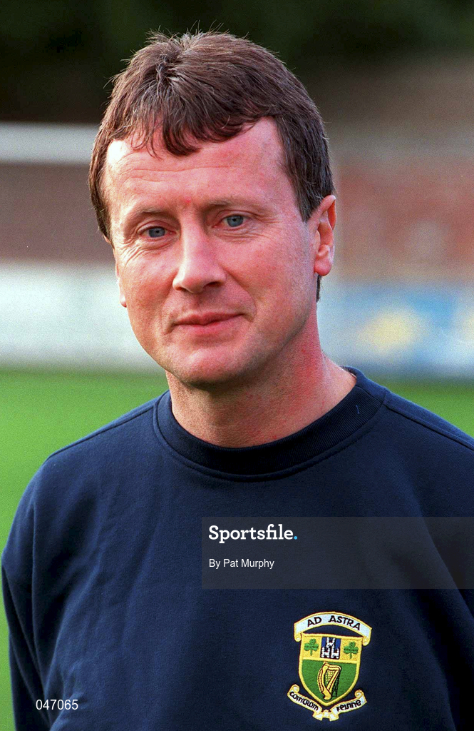 10 September 2000; Martin Moran ahead of the Eircom League Premier Division match between UCD and Finn Harps at Belfield Park in Dublin. Photo by Pat Murphy/Sportsfile