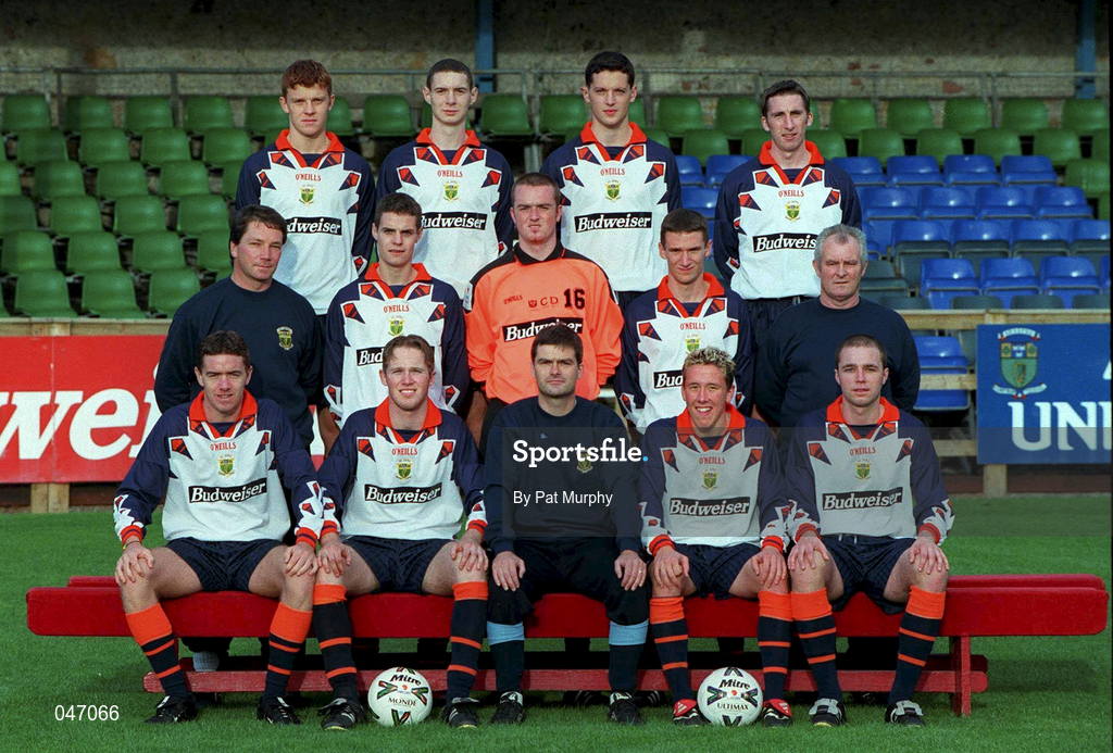 10 September 2000; UCD reserve team ahead of the Eircom League Premier Division match between UCD and Finn Harps at Belfield Park in Dublin. Photo by Pat Murphy/Sportsfile