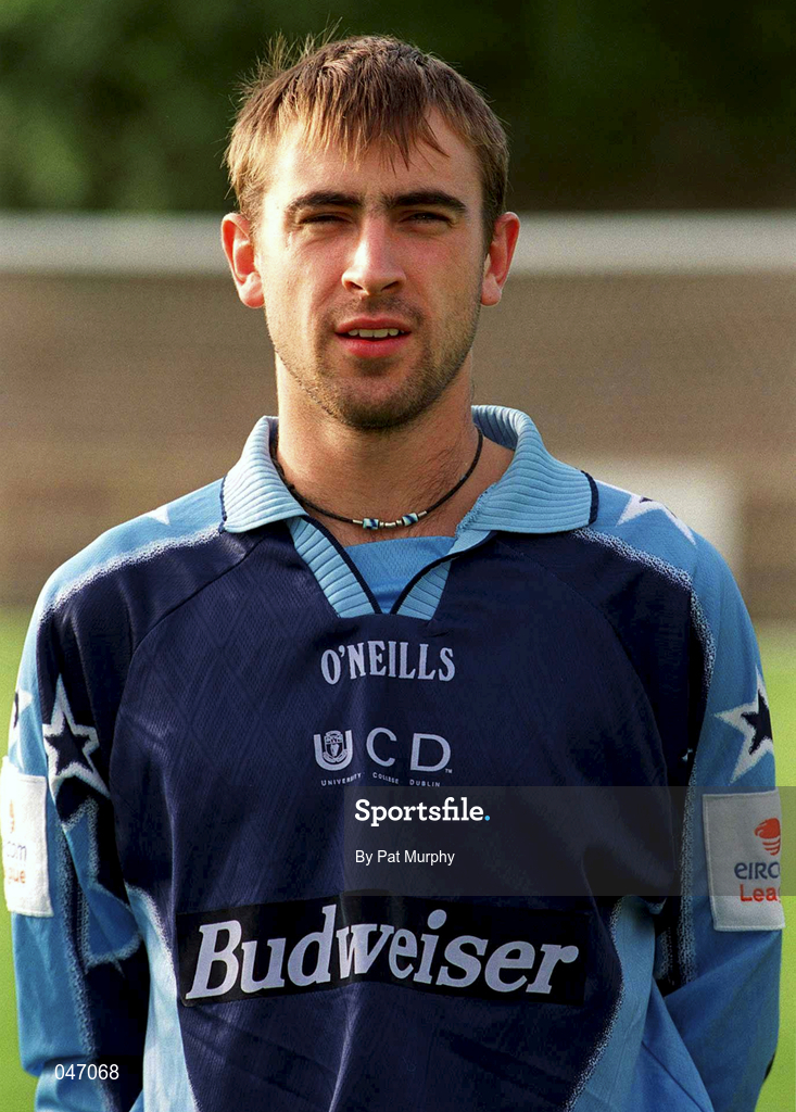 10 September 2000; Ken Kilmurray of UCD ahead of the Eircom League Premier Division match between UCD and Finn Harps at Belfield Park in Dublin. Photo by Pat Murphy/Sportsfile