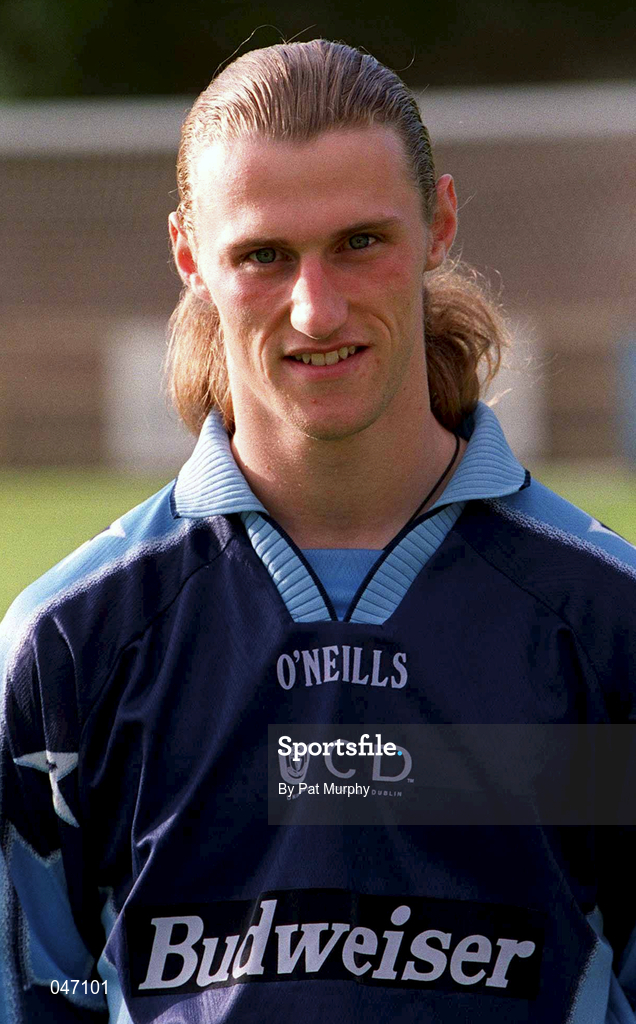 10 September 2000; Robert Dunne of UCD during the Eircom League Premier Division match between UCD and Finn Harps at Belfield Park in Dublin. Photo by Pat Murphy/Sportsfile
