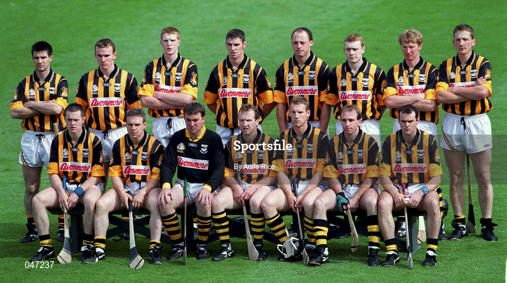 10 September 2000; Kilkenny team ahead of the All-Ireland Senior Hurling Championship Final match between Kilkenny and Offaly at Croke Park in Dublin. Photo by Aoife Rice/Sportsfile