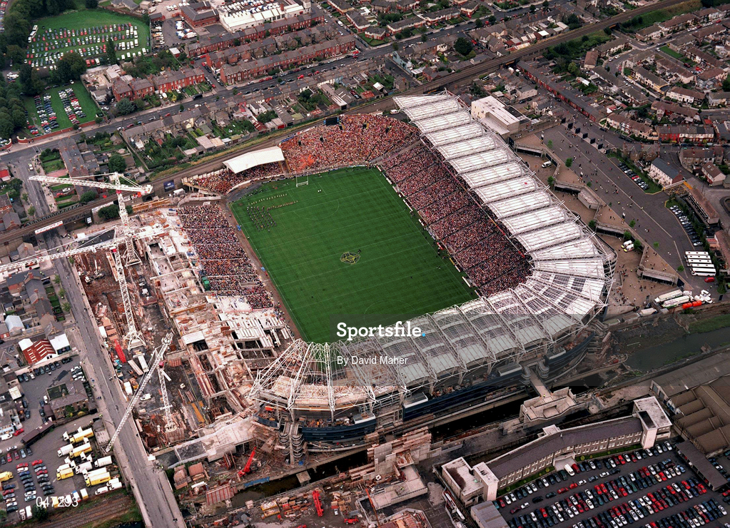 10 September 2000; An Aerial view of Croke Park during of the All-Ireland Senior Hurling Championship Final match between Kilkenny and Offaly at Croke Park in Dublin. Photo by David Maher/Sportsfile
