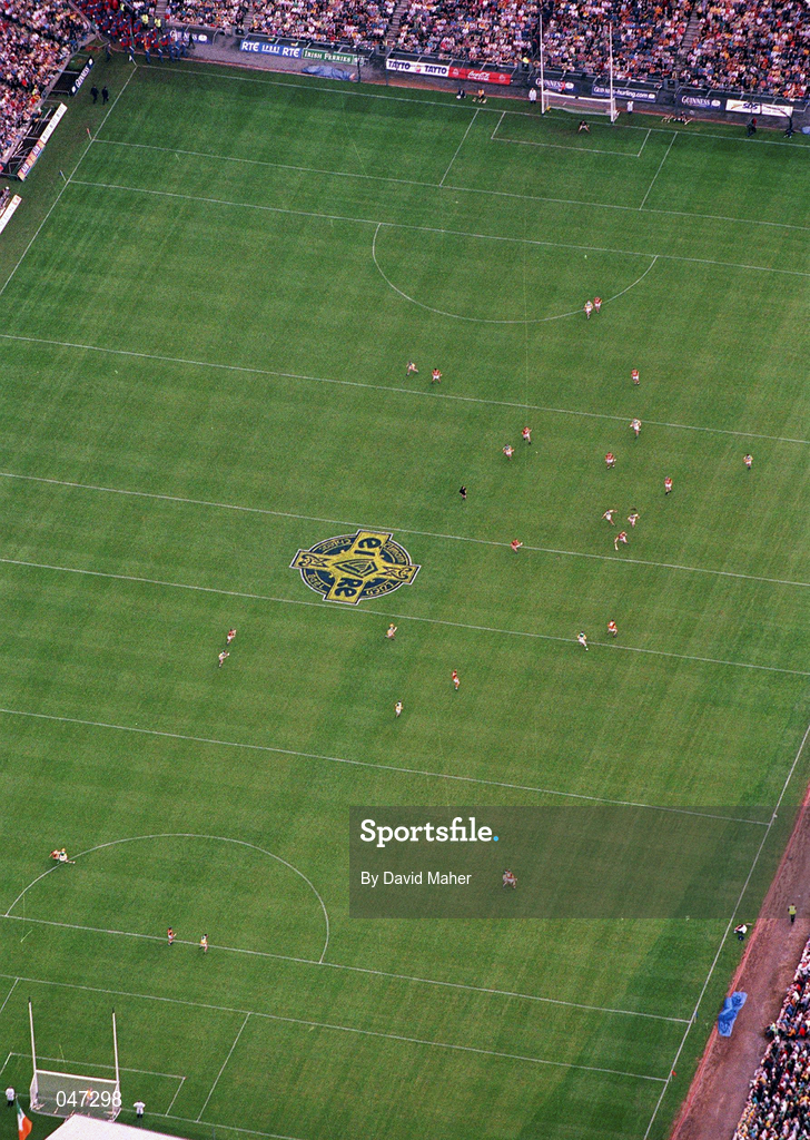 10 September 2000; An Aerial view of Croke Park during of the All-Ireland Senior Hurling Championship Final match between Kilkenny and Offaly at Croke Park in Dublin. Photo by David Maher/Sportsfile