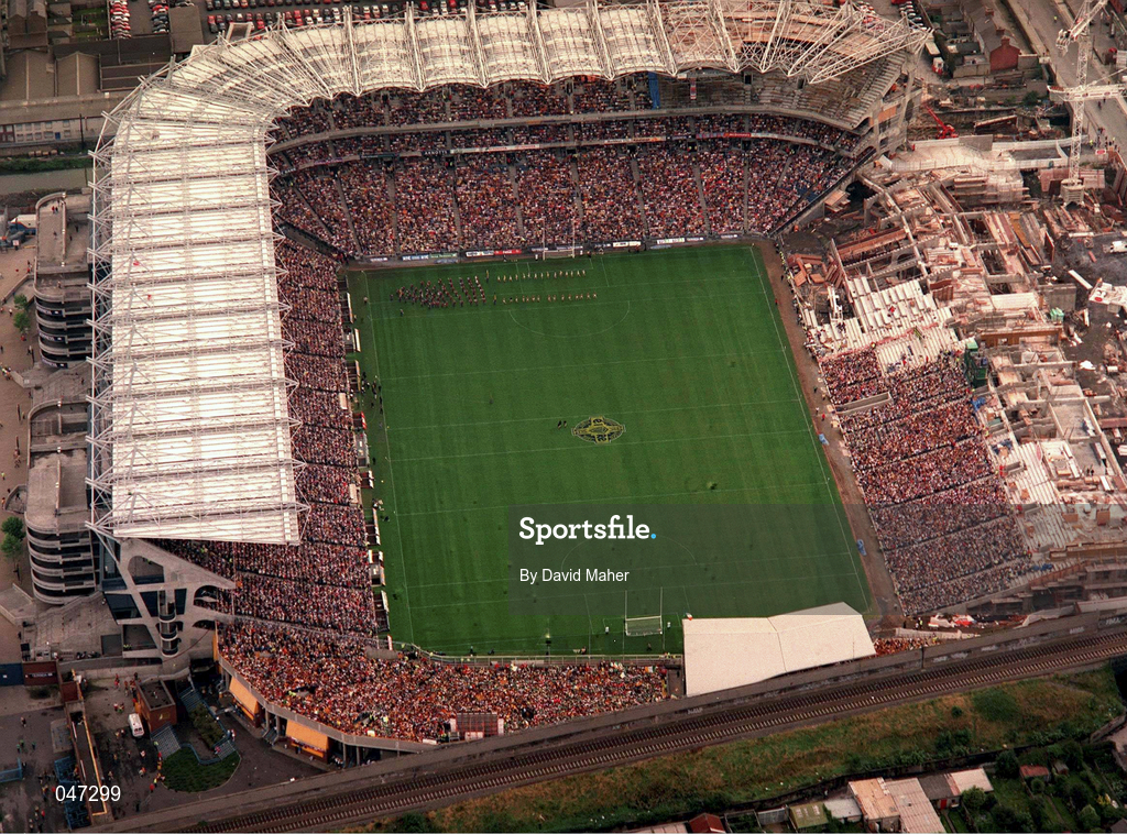 10 September 2000; An Aerial view of Croke Park during of the All-Ireland Senior Hurling Championship Final match between Kilkenny and Offaly at Croke Park in Dublin. Photo by David Maher/Sportsfile