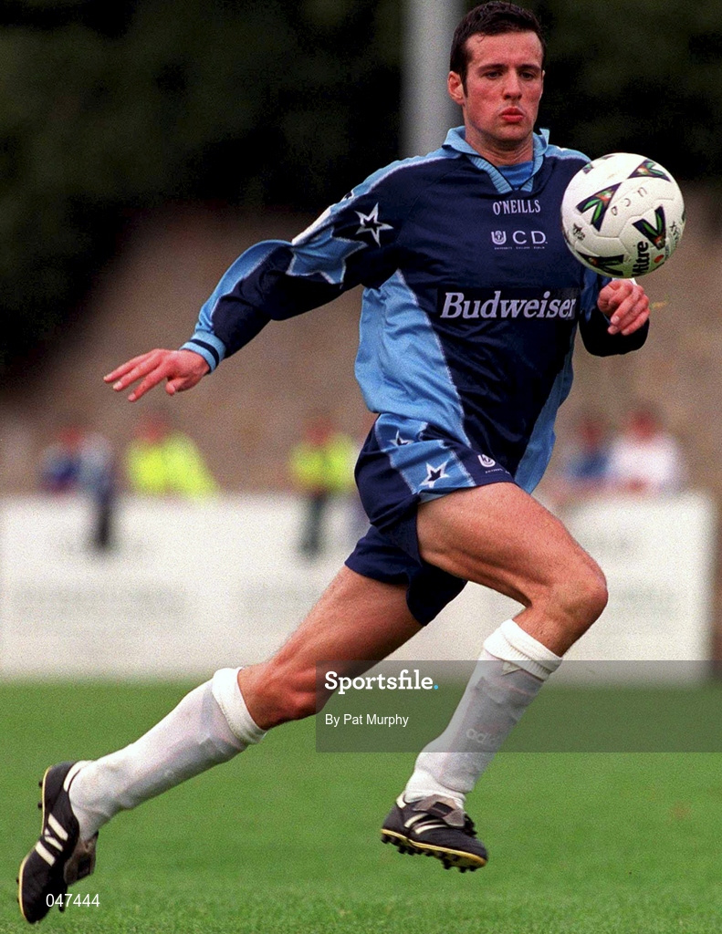 10 September 2000; Ciaran Martyn of UCD during the Eircom League Premier Division match between UCD and Finn Harps at Belfield Park in Dublin. Photo by Pat Murphy/Sportsfile