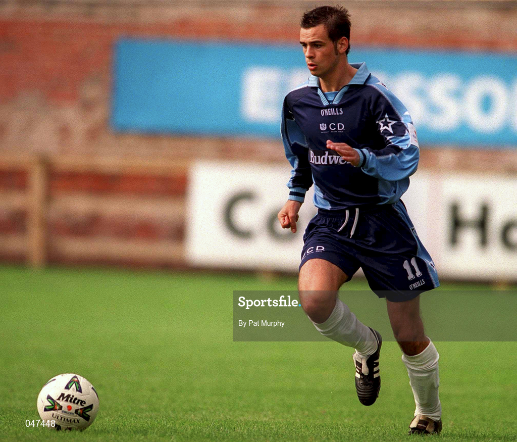 10 September 2000; John Martin of UCD during the Eircom League Premier Division match between UCD and Finn Harps at Belfield Park in Dublin. Photo by Pat Murphy/Sportsfile