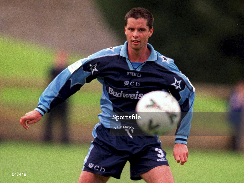 10 September 2000; Alan Mahon of UCD during the Eircom League Premier Division match between UCD and Finn Harps at Belfield Park in Dublin. Photo by Pat Murphy/Sportsfile