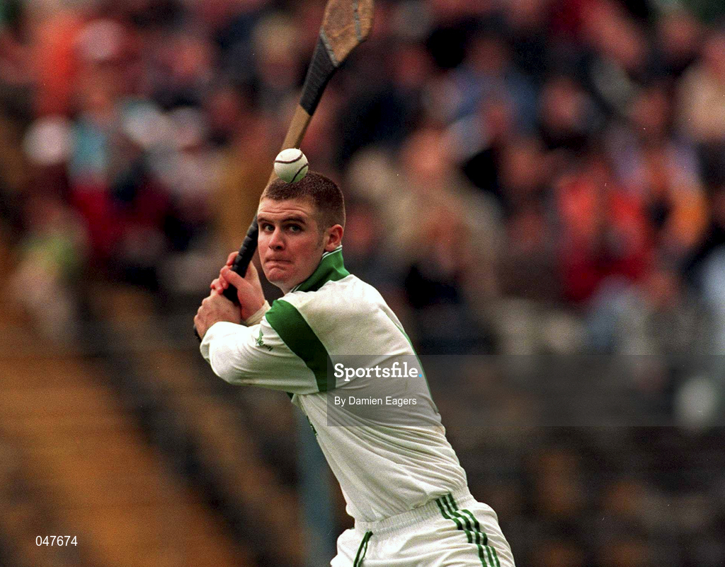 17 September 2000; Timmy Houlihan of Limerick during the All Ireland Under-21 Hurling Championship Final match between Galway and Limerick at Semple Stadium in Thurles, Tipperary. Photo by Damien Eagers/Sportsfile