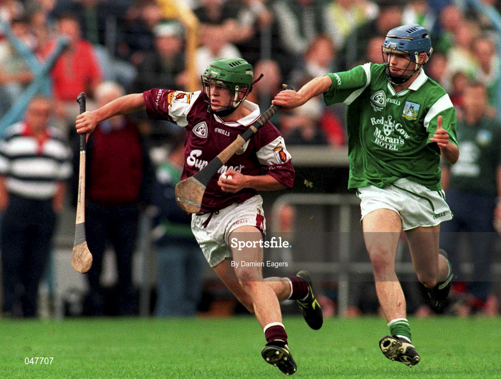 17 September 2000; Shane Donoghue of Galway during the All Ireland Under-21 Hurling Championship Final match between Galway and Limerick at Semple Stadium in Thurles, Tipperary. Photo by Damien Eagers/Sportsfile