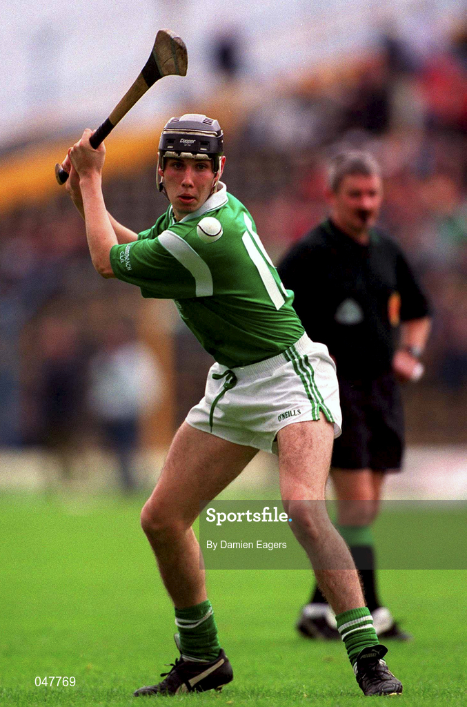 17 September 2000; Donnacha Sheehan of Limerick during the All Ireland Under-21 Hurling Championship Final match between Galway and Limerick at Semple Stadium in Thurles, Tipperary. Photo by Damien Eagers/Sportsfile