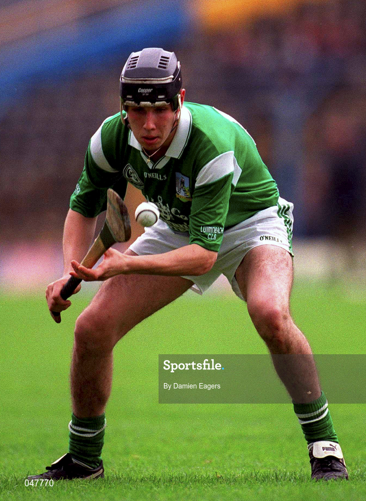 17 September 2000; Mark Keane of Limerick during the All Ireland Under-21 Hurling Championship Final match between Galway and Limerick at Semple Stadium in Thurles, Tipperary. Photo by Damien Eagers/Sportsfile
