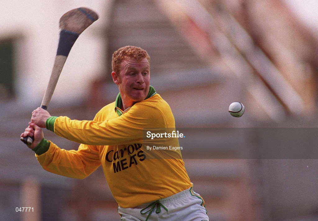 9 July 2000; Stephen Byrne of Offaly during the Guinness Leinster Senior Hurling Championship Final match between Kilkenny and Offaly at Croke Park in Dublin. Photo by Damien Eagers/Sportsfile