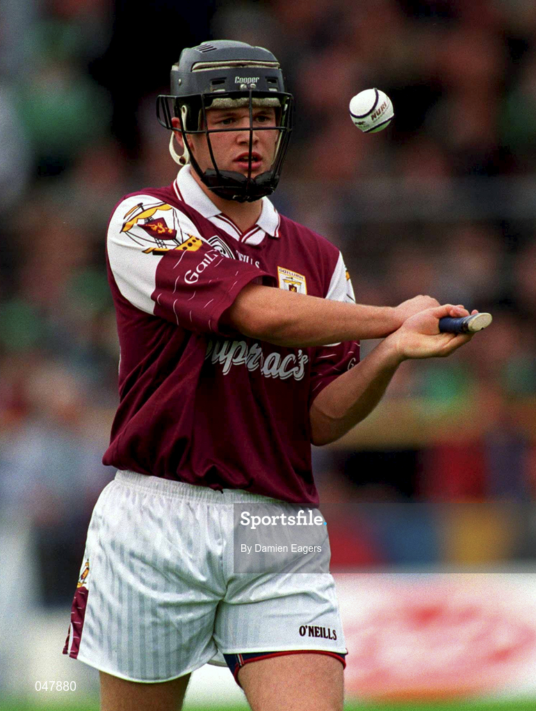 17 September 2000; David Donoghue of Galway during the All Ireland Under-21 Hurling Championship Final match between Galway and Limerick at Semple Stadium in Thurles, Tipperary. Photo by Damien Eagers/Sportsfile
