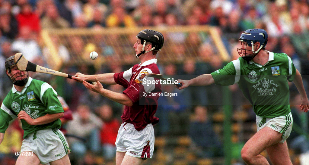 17 September 2000; Brian Cunningham of Galway during the All Ireland Under-21 Hurling Championship Final match between Galway and Limerick at Semple Stadium in Thurles, Tipperary. Photo by Damien Eagers/Sportsfile