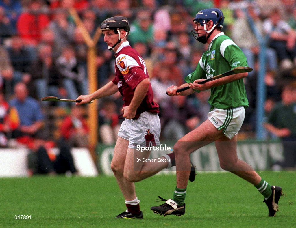17 September 2000; Brian Cunningham of Galway during the All Ireland Under-21 Hurling Championship Final match between Galway and Limerick at Semple Stadium in Thurles, Tipperary. Photo by Damien Eagers/Sportsfile