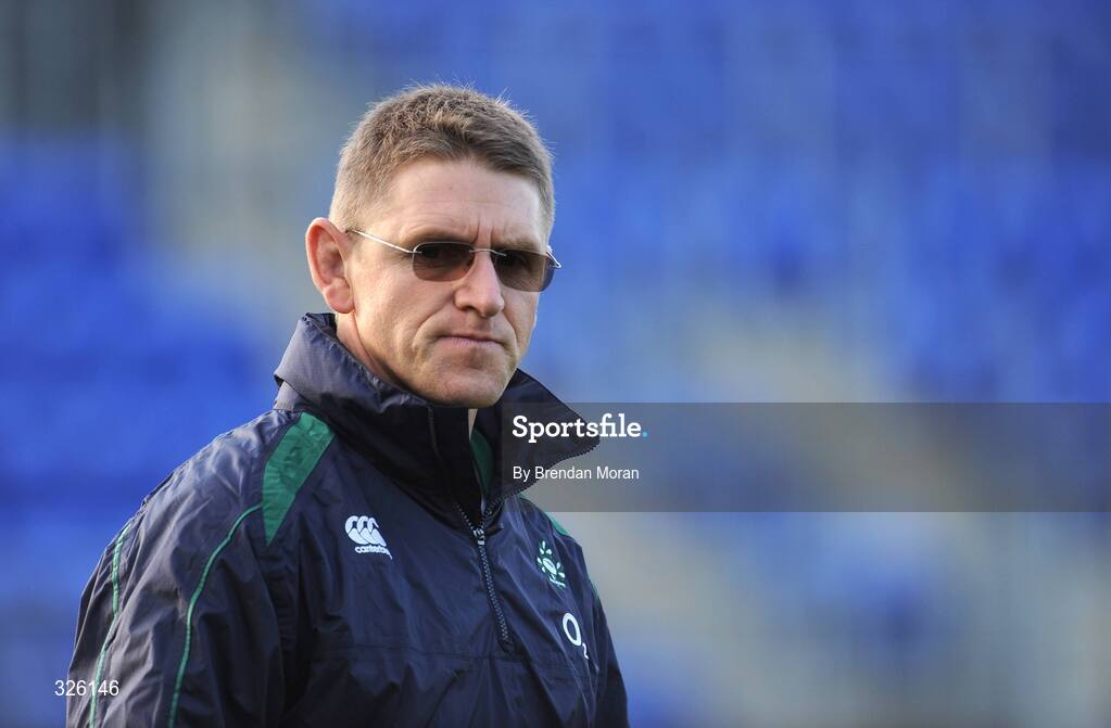 3 November 2008; Strength and Conditioning coach Paul Pook during Ireland Rugby Squad Training. Donnybrook Stadium, Donnybrook, Dublin. Picture credit: Brendan Moran / SPORTSFILE