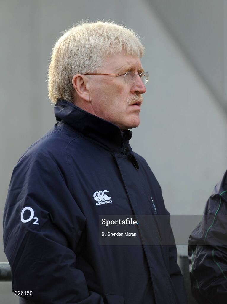 3 November 2008; Team manager Paul McNaughton during Ireland Rugby Squad Training. Donnybrook Stadium, Donnybrook, Dublin. Picture credit: Brendan Moran / SPORTSFILE