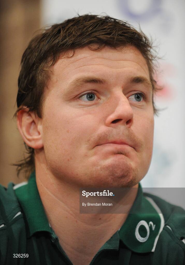 4 November 2008; Captain Brian O'Driscoll during an Ireland Rugby Media Conference. Fitzpatrick's Castle Hotel, Killiney, Dublin. Picture credit: Brendan Moran / SPORTSFILE