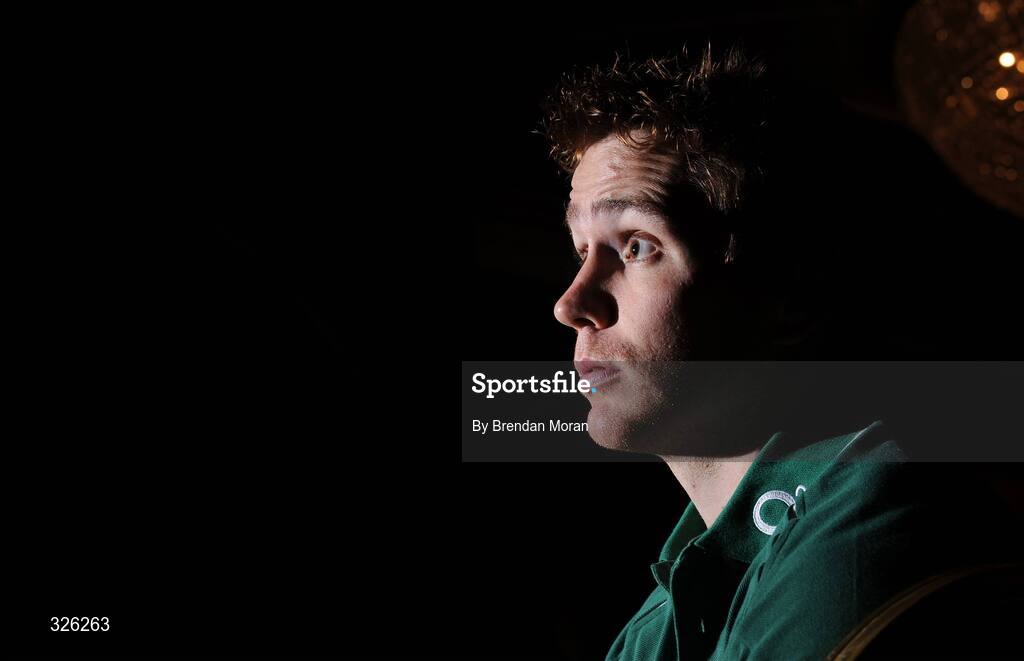 4 November 2008; Scrum-half Eoin Reddan during an Ireland Rugby Media Conference. Fitzpatrick's Castle Hotel, Killiney, Dublin. Picture credit: Brendan Moran / SPORTSFILE